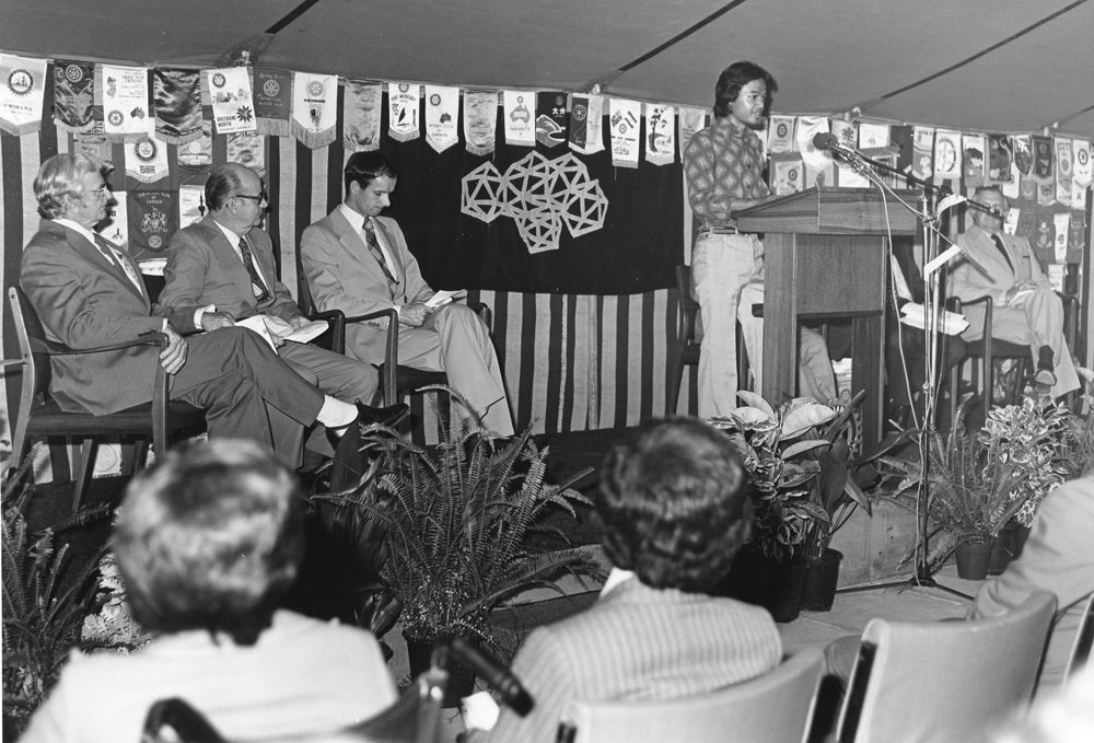 Opening of Rotary International House April 1978
