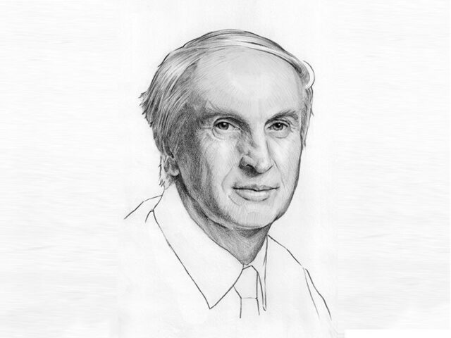 Sketch of John De Laeter