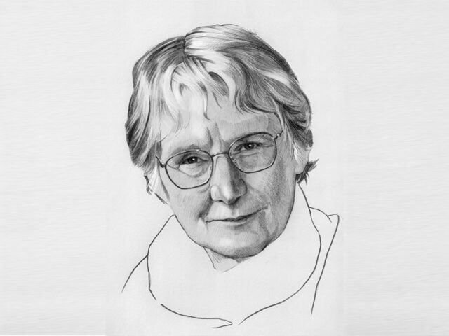 Sketch of Elizabeth Jolley