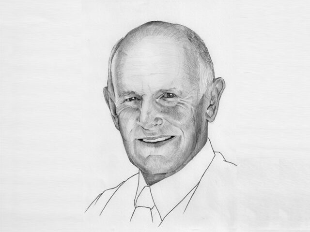 Sketch of Lance Twomey