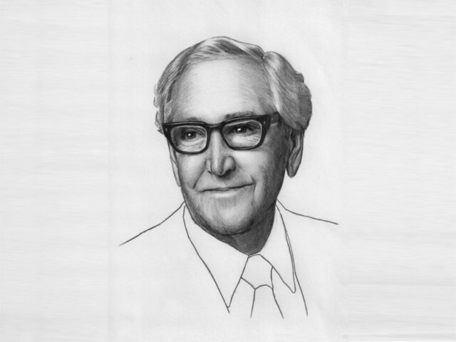 Sketch of Laurence Brodie Hall