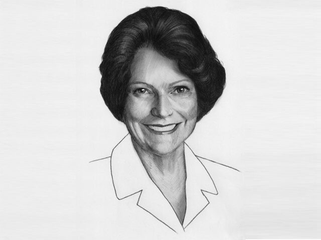 Sketch of Lesley Parker
